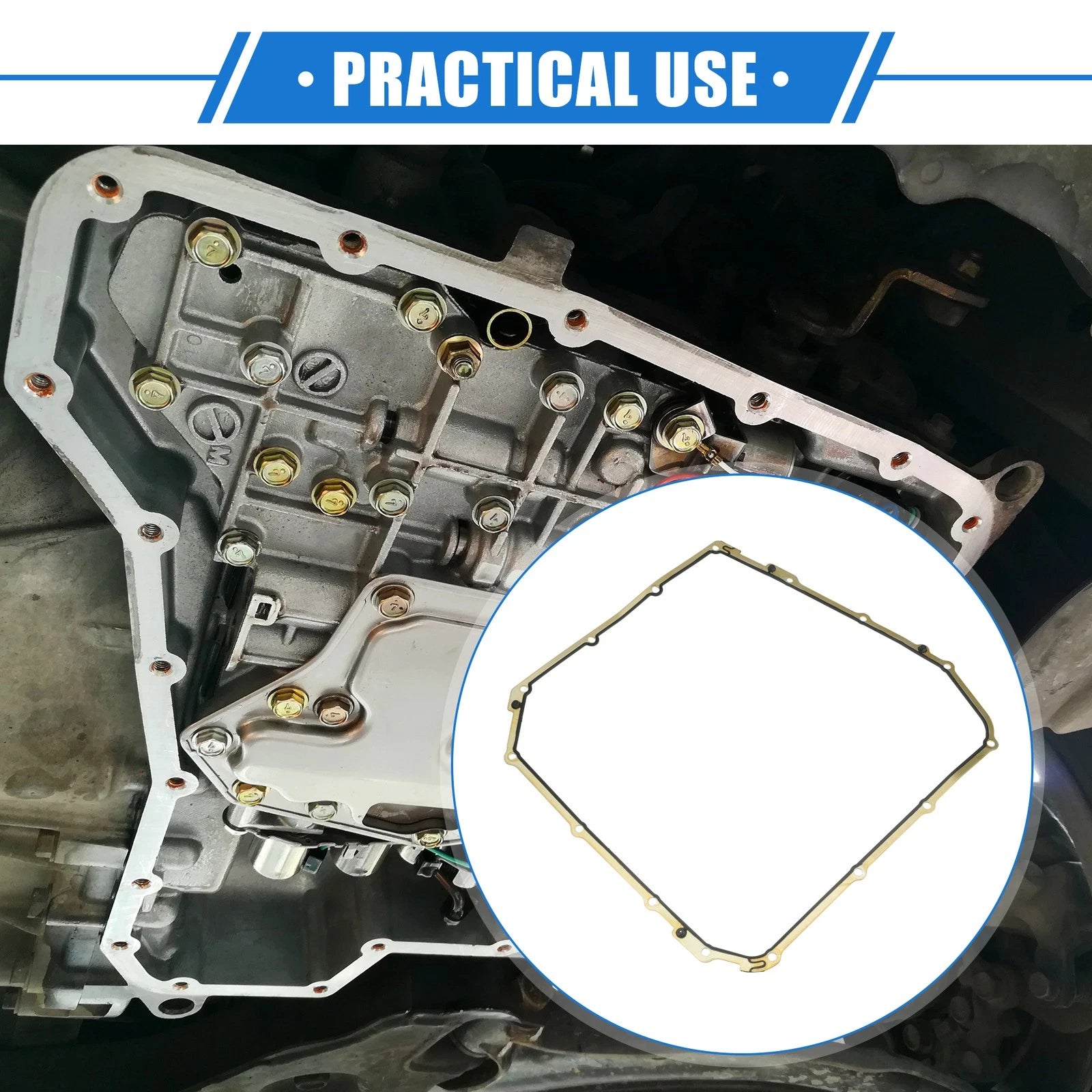 Transmission Filter Oil Pan Gasket Replacement for Audi A4 2.0L (2016–2016)