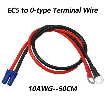 2X RC ESC Charger Cable 12-24V 5.31mm2 for Car Battery Jump Starter