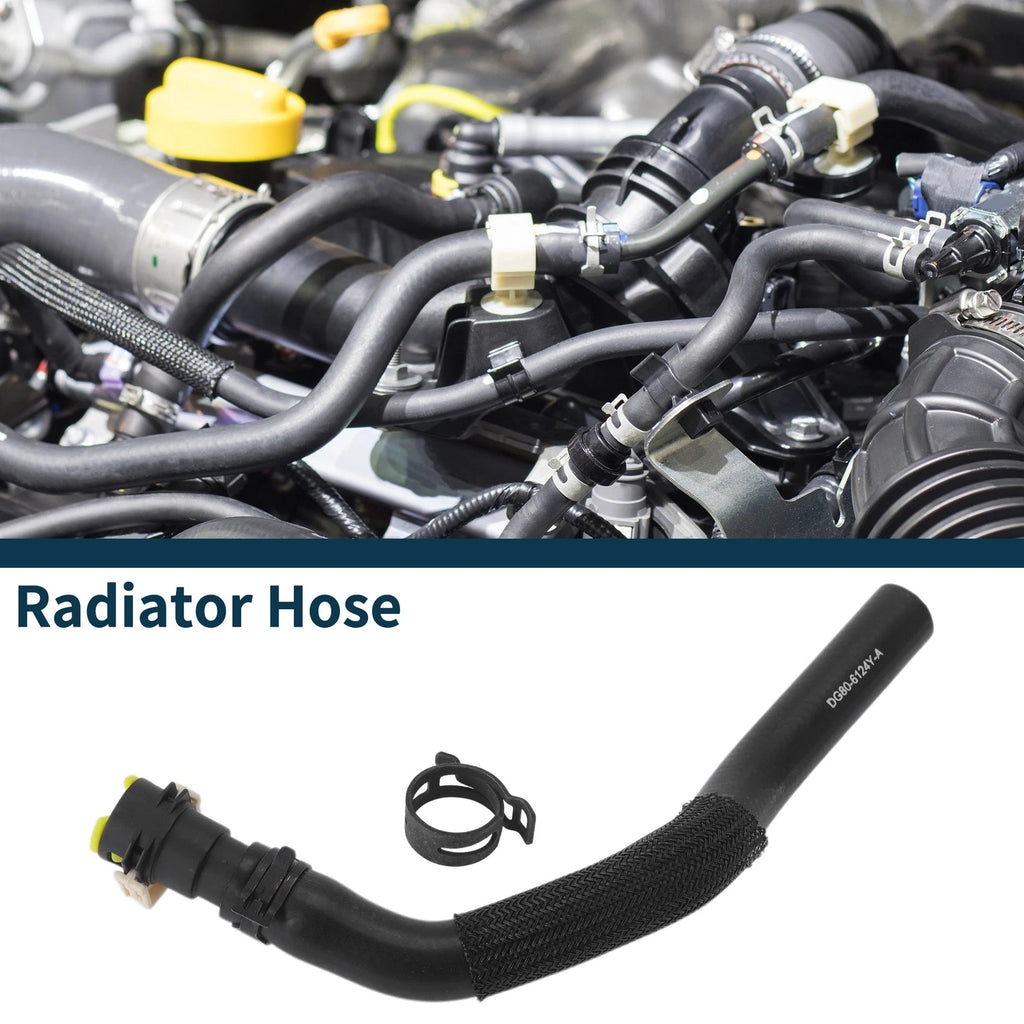 Radiator Hose for Ford Fiesta 2009–2011 Rubber Warm Air Outlet Pipe Replacement