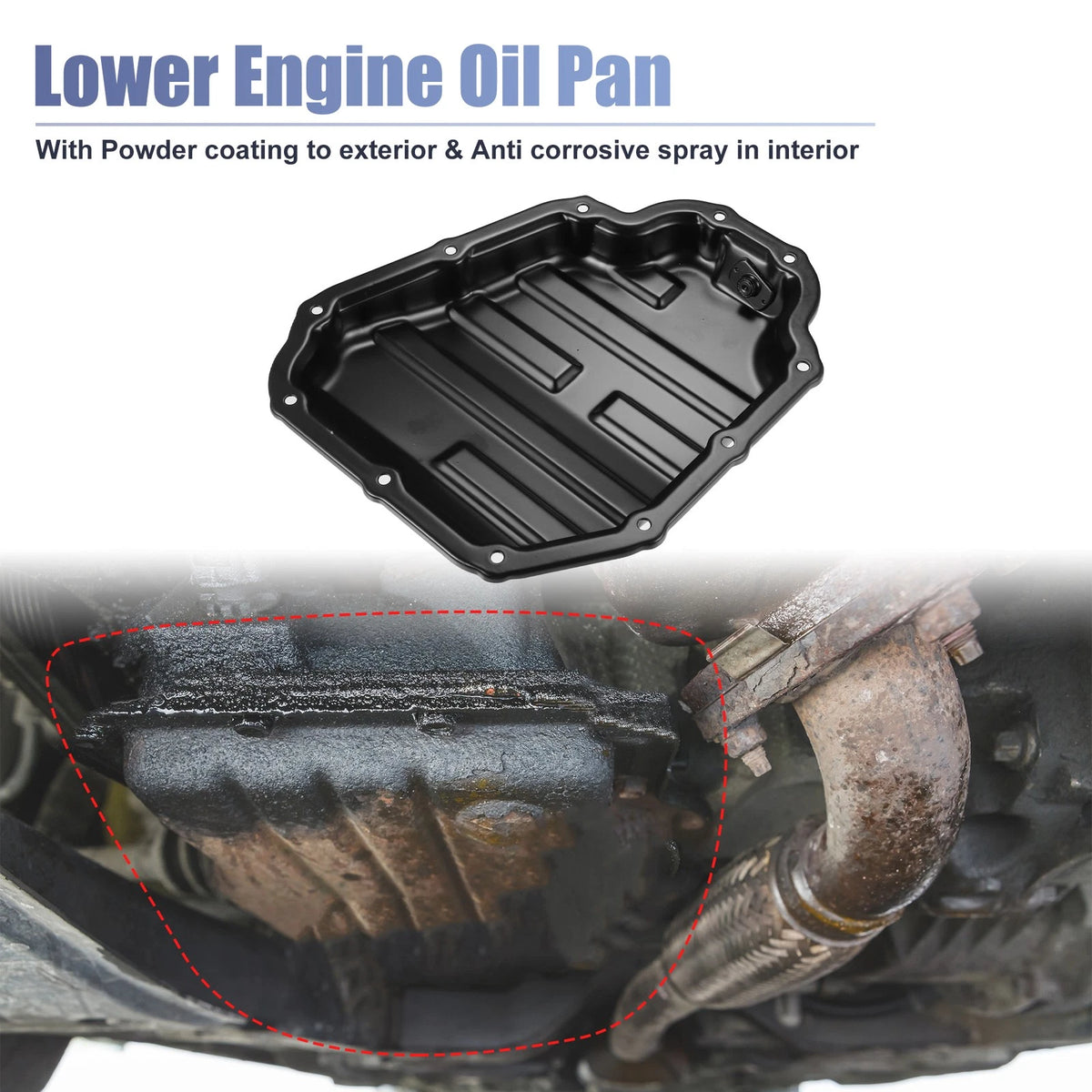 Engine Oil Pan No. 111103TS0B for Nissan Rogue 2.5L (2017–2020)