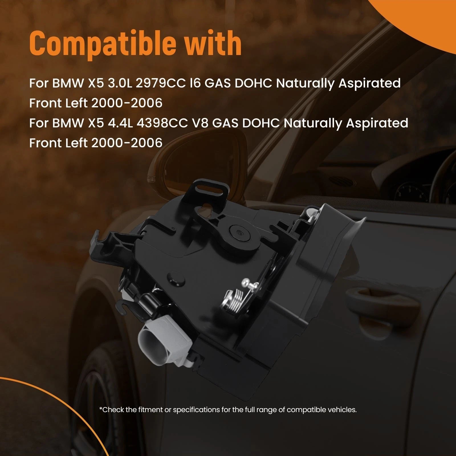 Front Left Door Lock Actuator for BMW X5 (2000–2006) 51218402537