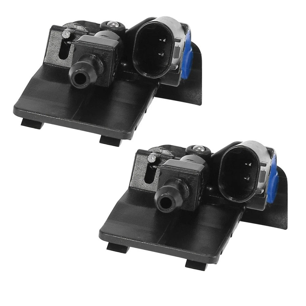 1 Pair Front Windshield Washer Jet Nozzle 61667183343 For BMW X1 E84 X6 E71 E72
