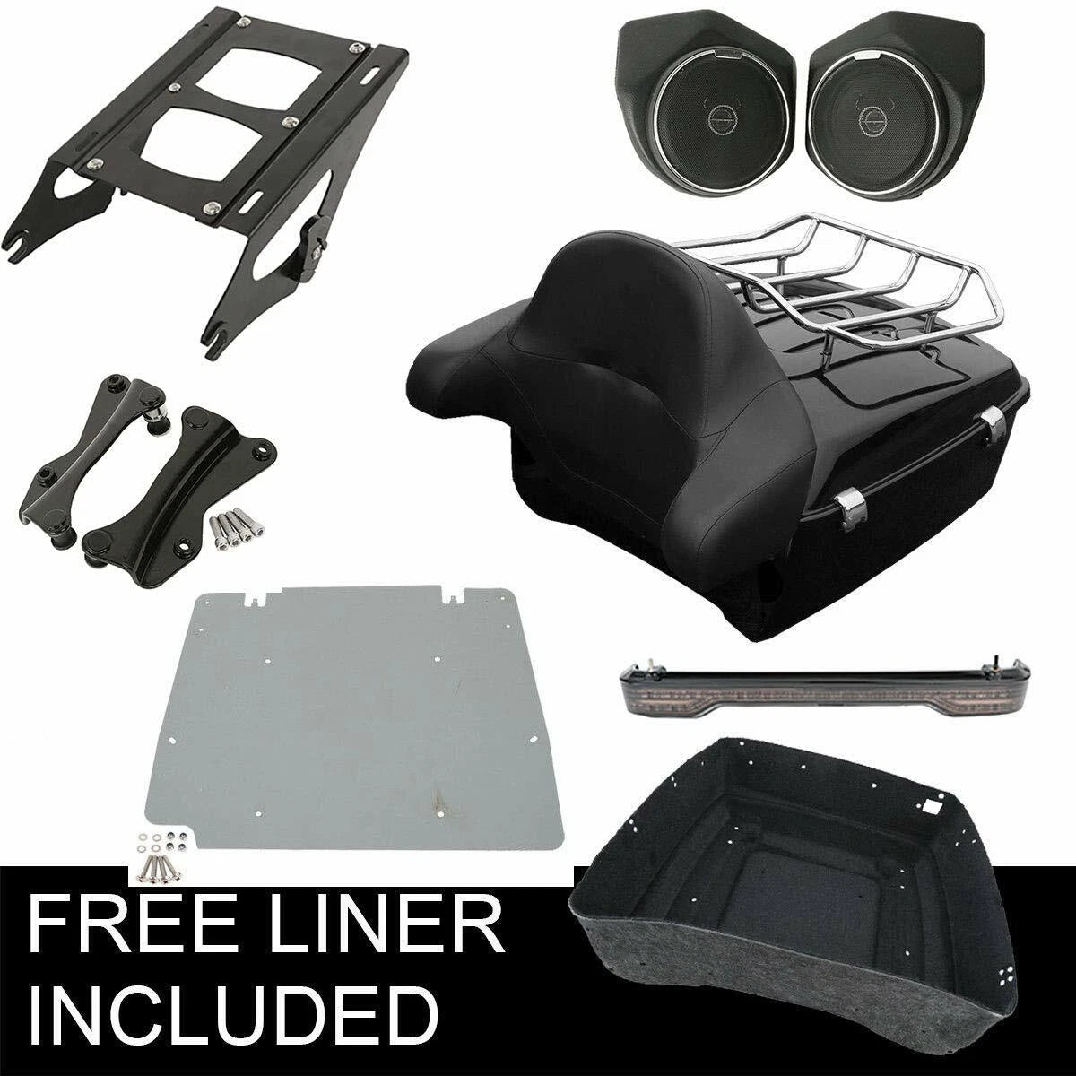 Backrest Speakers for Harley Touring Road Glide (2014–Present)