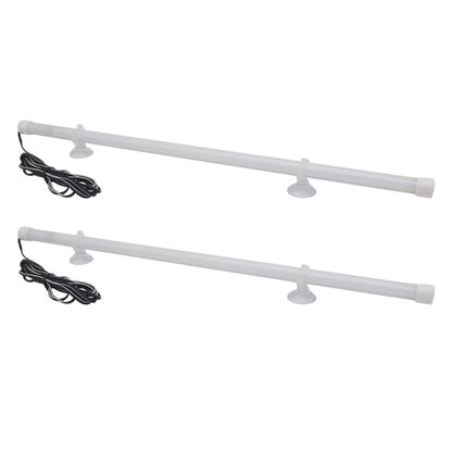2Pcs 12V 5W White LED Interior Light Bar for RV Trailer