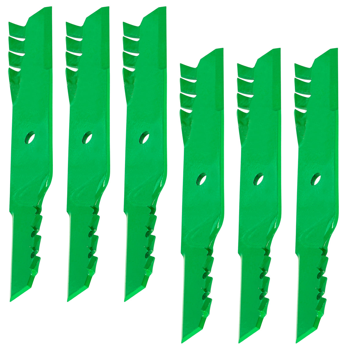 Toothed Deck Streak Blade 16-1/2 x 5/8 Circle Hole for Bad Boy (48) (2010–2015)