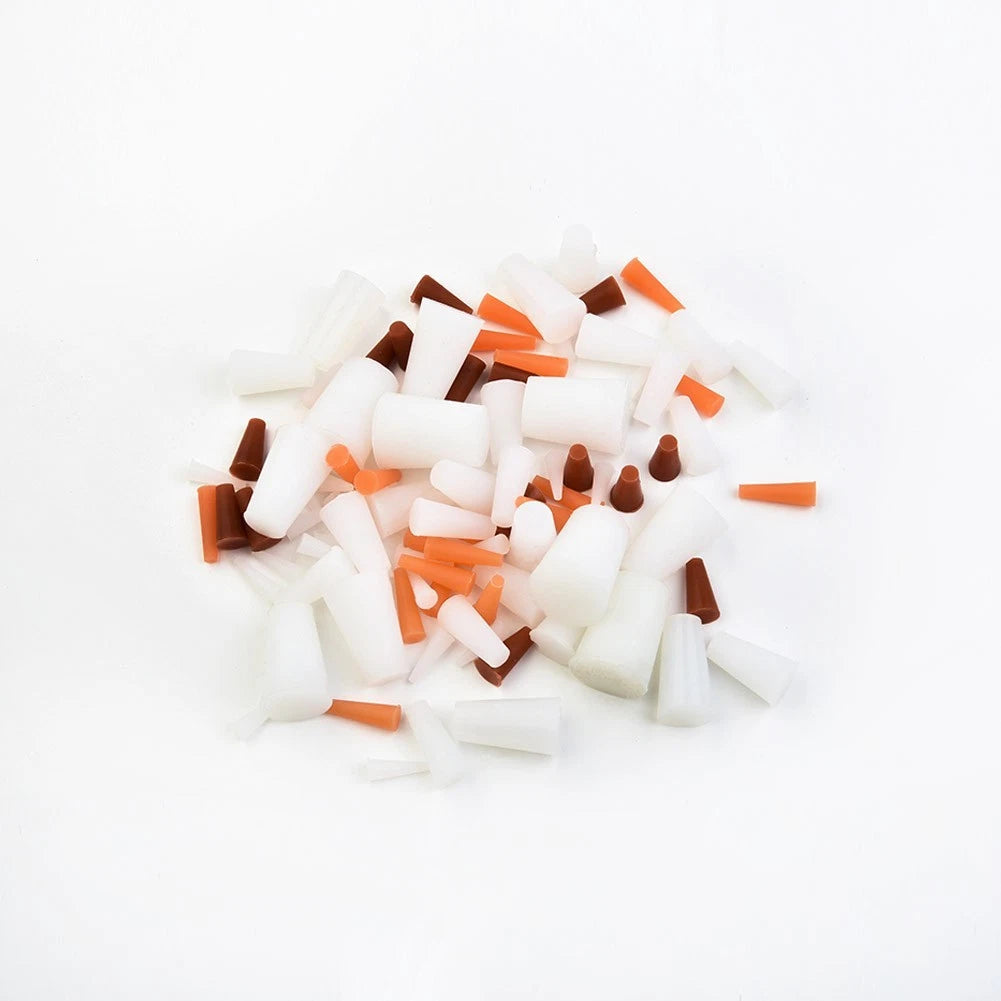 Silicone Cone Kit for Various Masking Projects (100 Pieces)