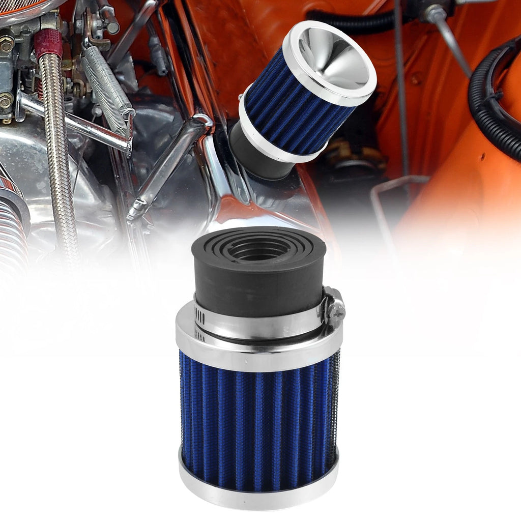 Motorcycle Air Filter Replacement for Honda Suzuki ATV Blue (28–48mm)