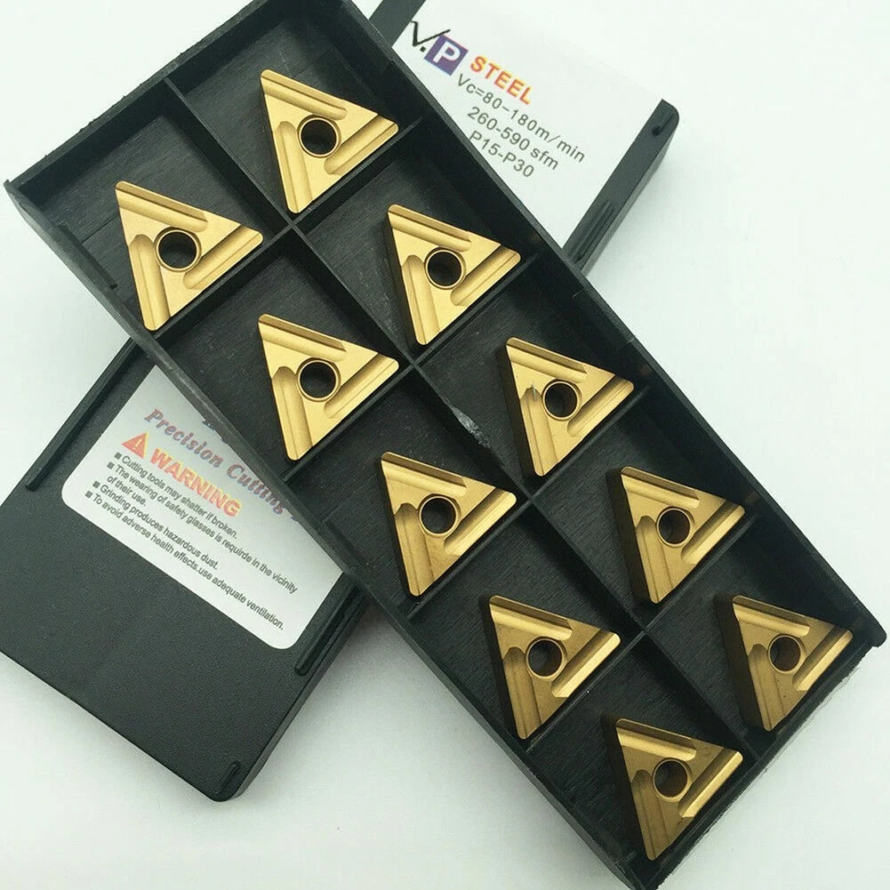 10pcs TNMG160408LS Turning Inserts for Hydraulic Valve Body Processing
