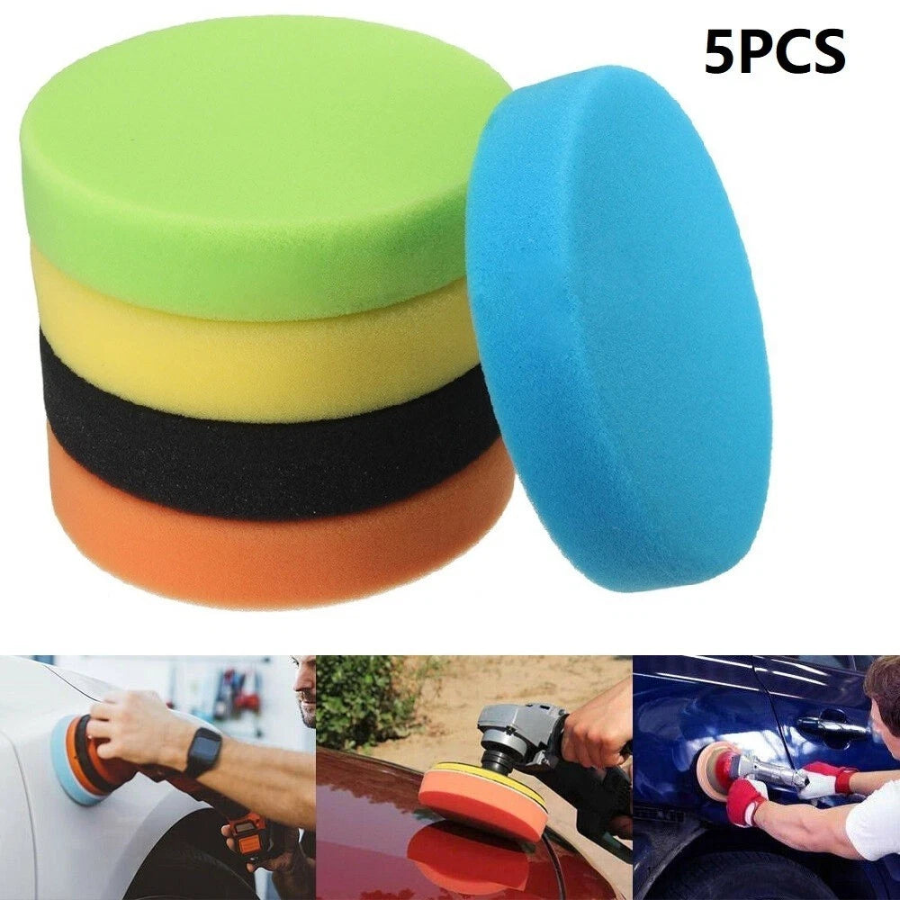 3X Sponge Buff Pads for Polisher 3 Inch/75mm