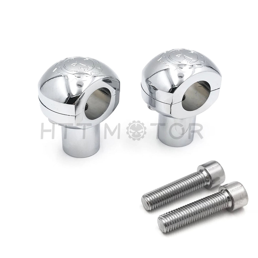 25mm Handlebar Riser for Harley Dyna Sportster Cruiser Chopper Chrome