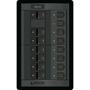 Blue Sea 1202 120V AC Main Switch for Marine Applications (Vertical)