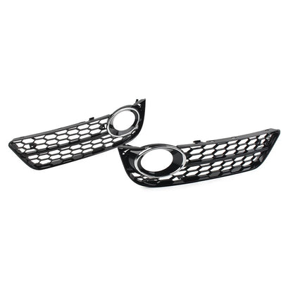 Chrome Front Bumper Fog Light Grille Cover for Audi A5 (2008–2011)
