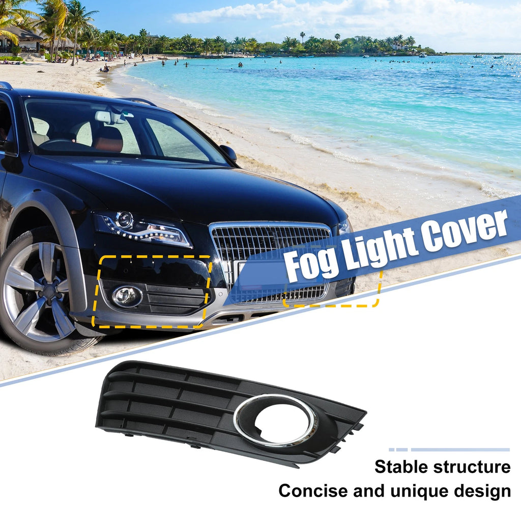 Fog Light Grille Cover Front Right Replacement for Audi A4 (2005–2016)