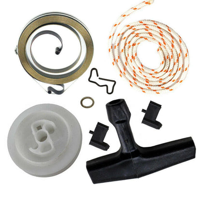 Recoil Starter Handle Rope Pulley Spring Kit for Stihl 034 036 044 046 M