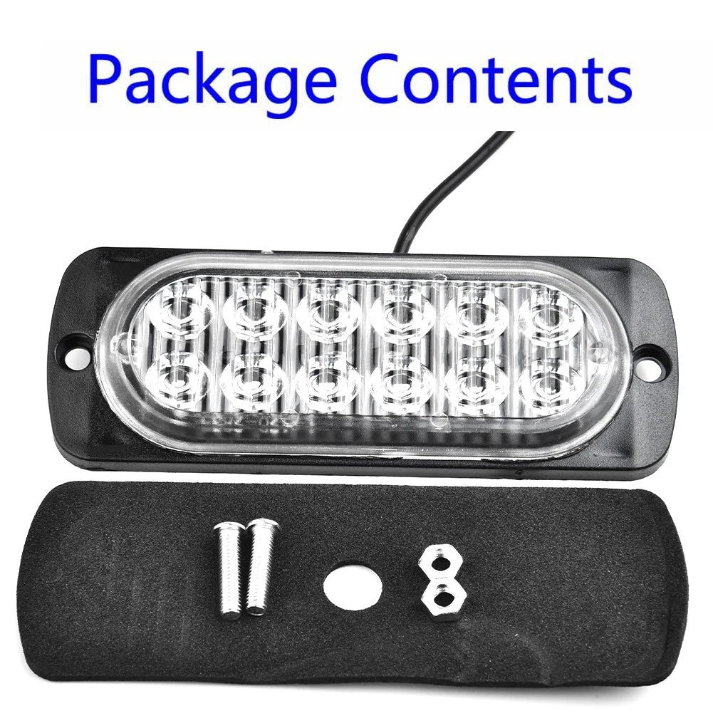 12 LED Light Indicator for Automotive Car (DC 12V-24V)