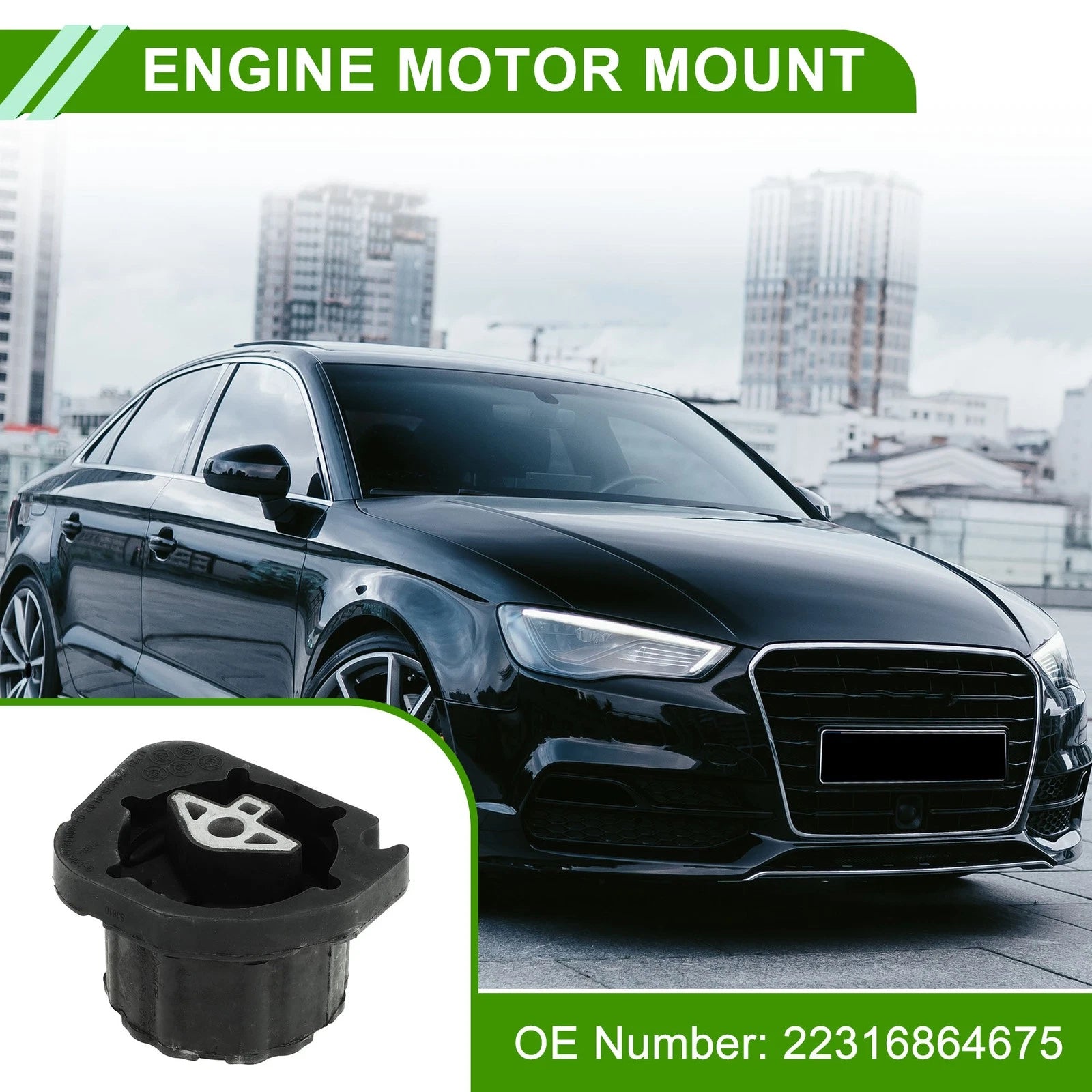 Engine Motor Mount Replacement for BMW X5 E70 2007–2013 3.0L A/T
