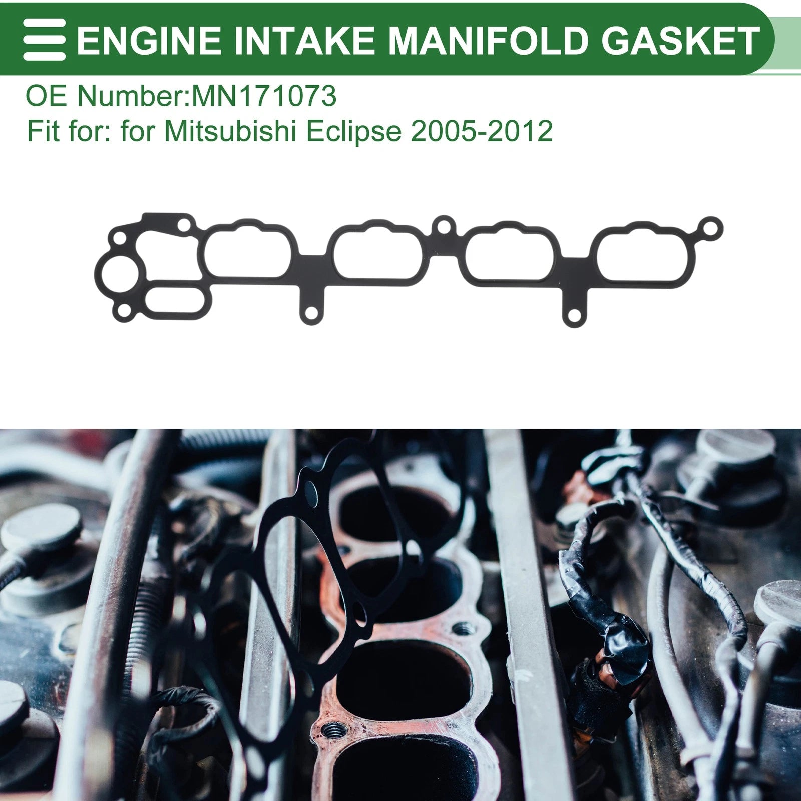 Engine Intake Manifold Gasket Replacement for Mitsubishi Eclipse (2005–2012)