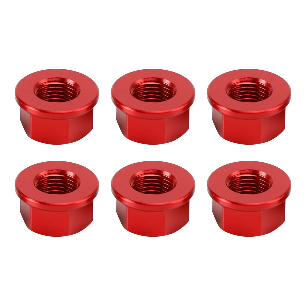 6x Rear Sprocket Nuts M10 x 1 Red for Ducati Panigale V2 V4 V4S 1199 1299 (2012–2024)