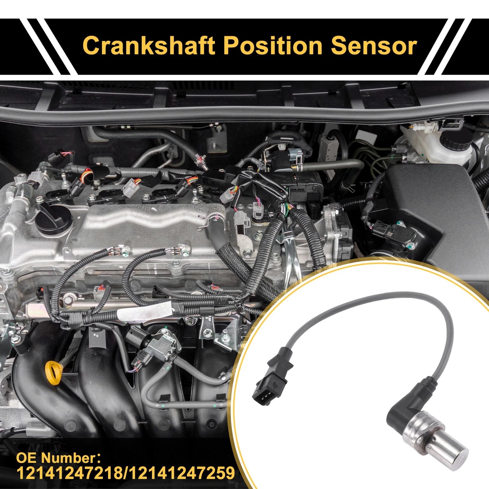 Crankshaft Position Sensor Replacement for BMW E36 318is (1993–1995)