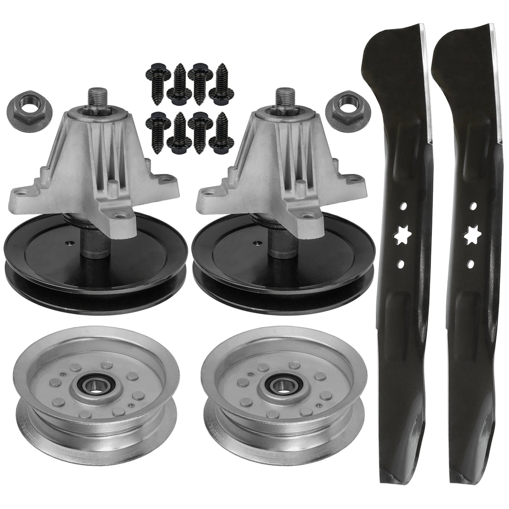 Deck Spindle and Blade Pulley Replacement for MTD (2000–2019)