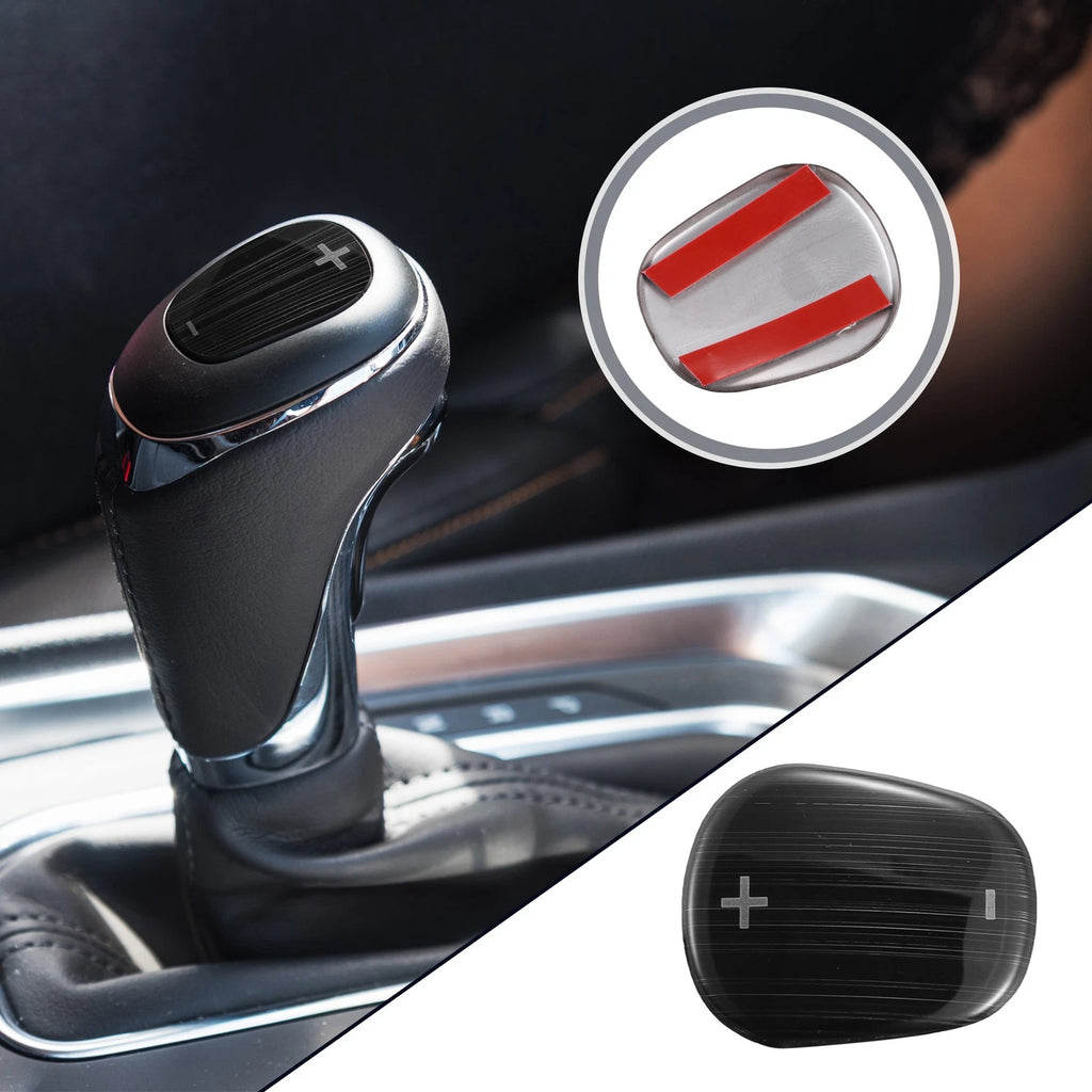 Gear Shift Knob Cover Replacement for Chevrolet Equinox 2018–2020 Black