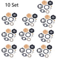 Set of 10 Carburetor Gasket Repair Kit for Tillotson RK-88HL Stihl Ryobi