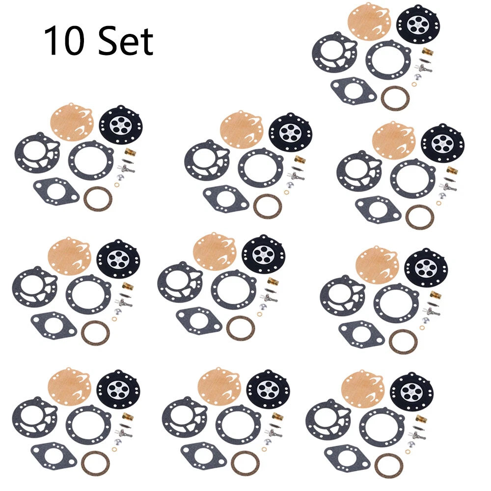 Set of 10 Carburetor Gasket Repair Kit for Tillotson RK-88HL Stihl Ryobi