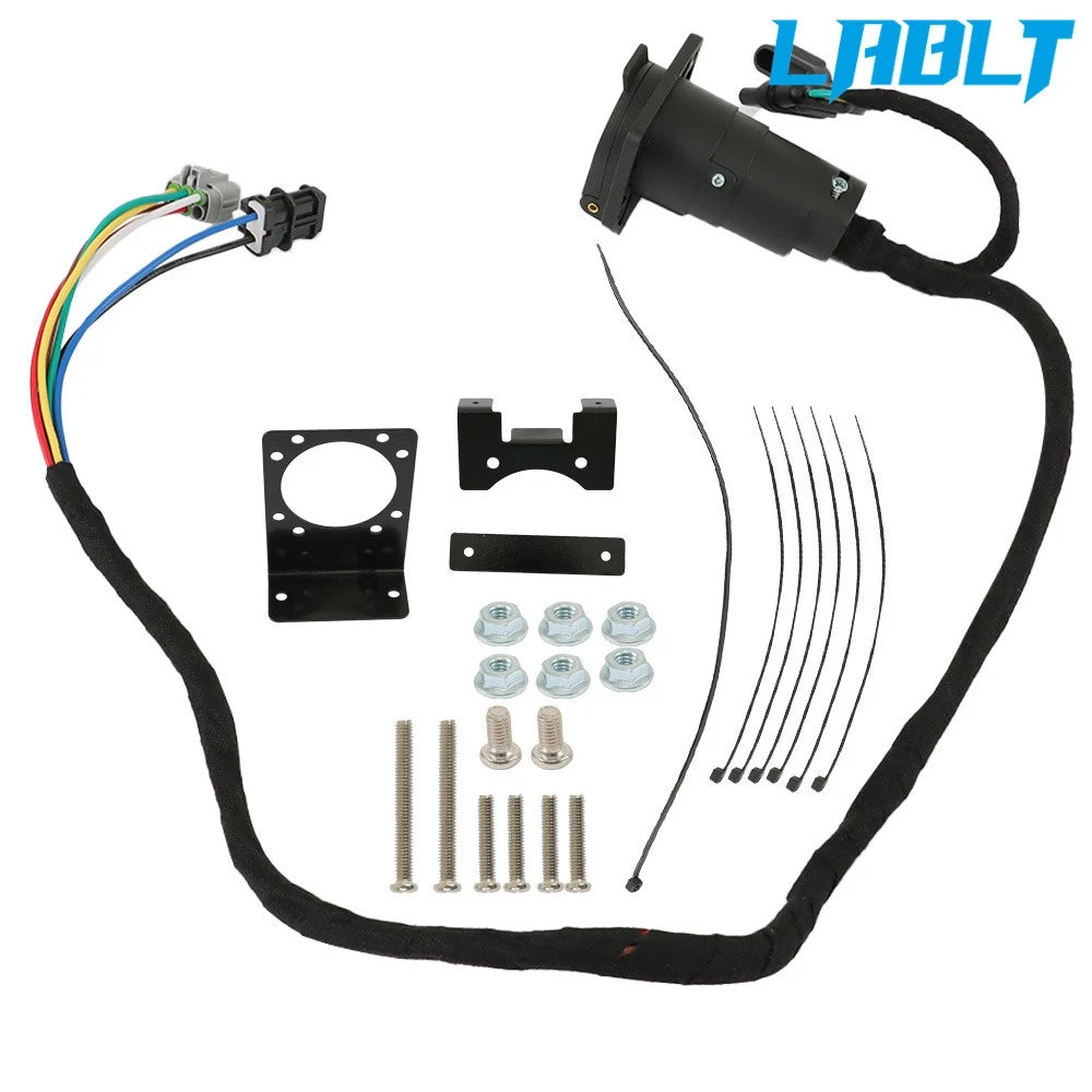 4 Way Flat & RV 7 Way Trailer Wiring Harness for Frontier (2005–2022)