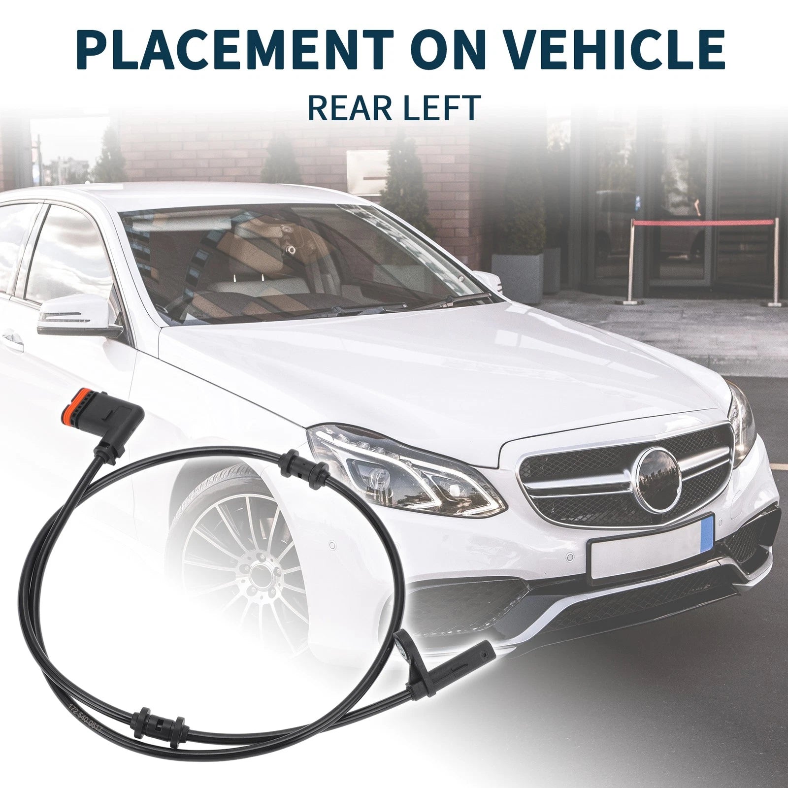 Rear Left ABS Wheel Speed Sensor for Mercedes-Benz SLC300 (2017–2020)