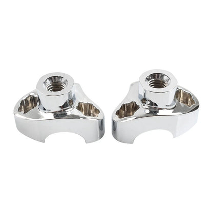 1" Handlebar 1-1/2" Risers for Harley Dyna Heritage Softail Chrome