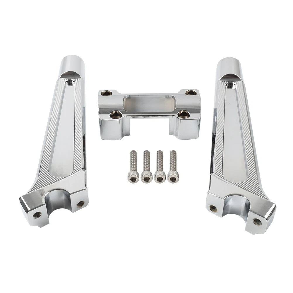 10.43" Pullback Handlebar Riser for Harley Dyna M8 Softail Street Bob (2018–2021) Chrome