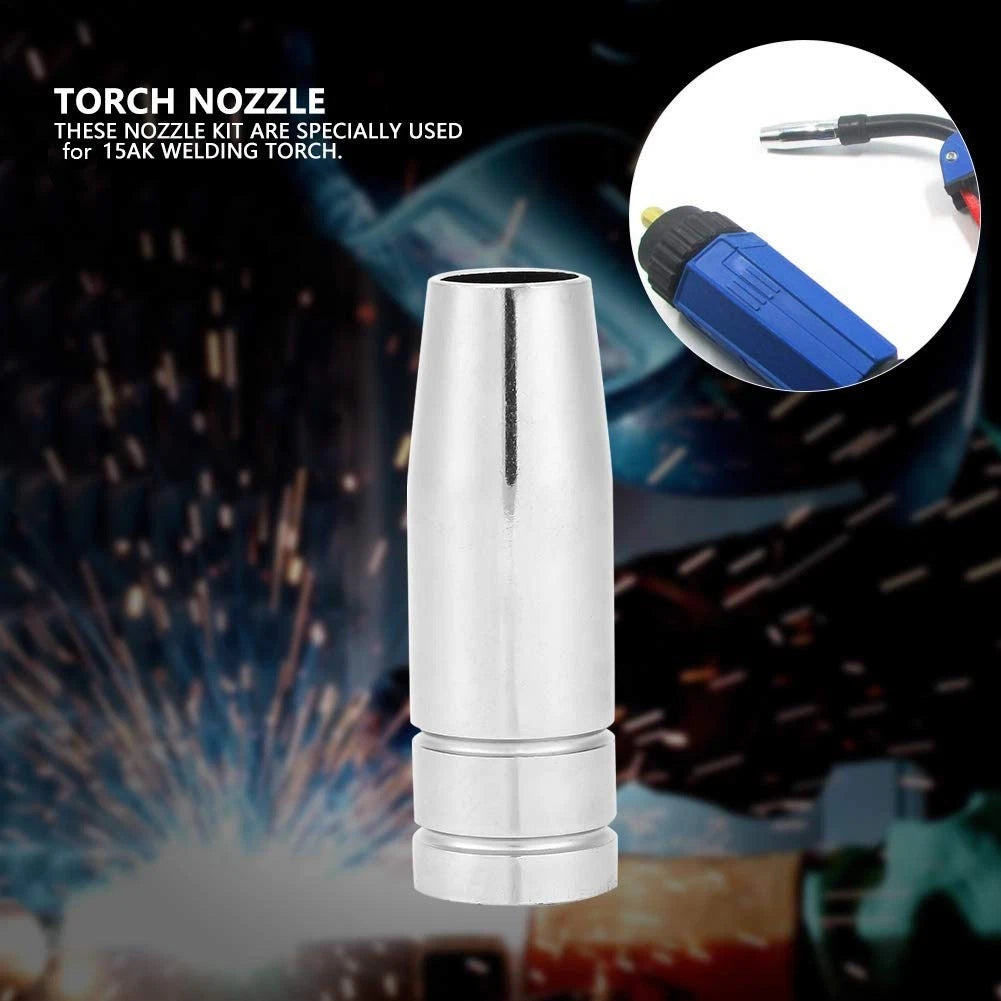 Set of 13 Conical Weld Torch Nozzles for MIG Equipment