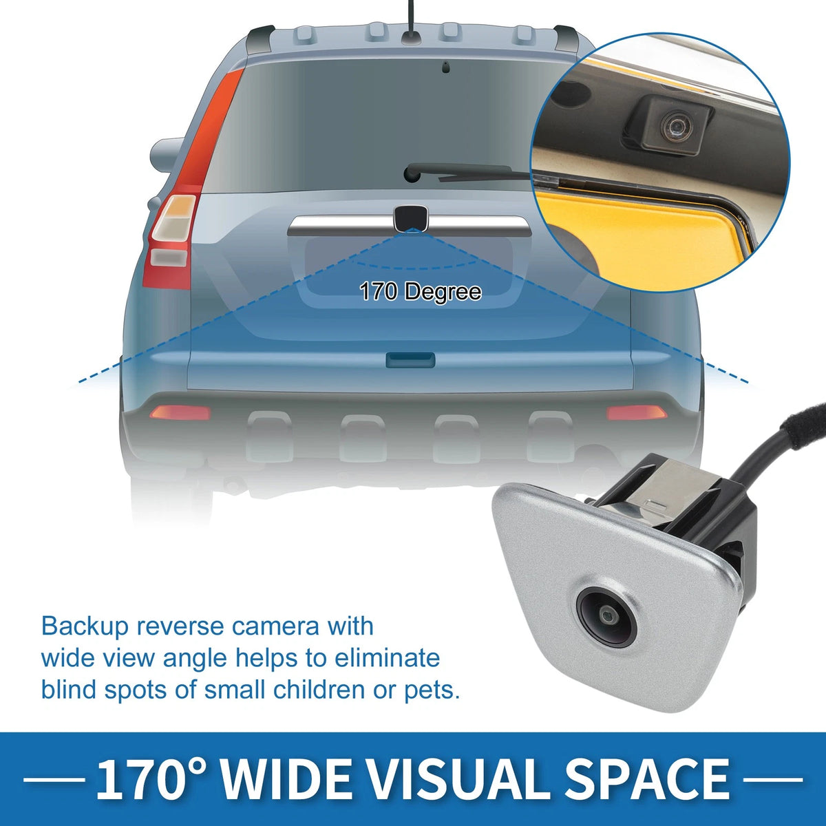 Rear View Backup Camera Park Assist Replacement for Hyundai Elantra (2019–2020)