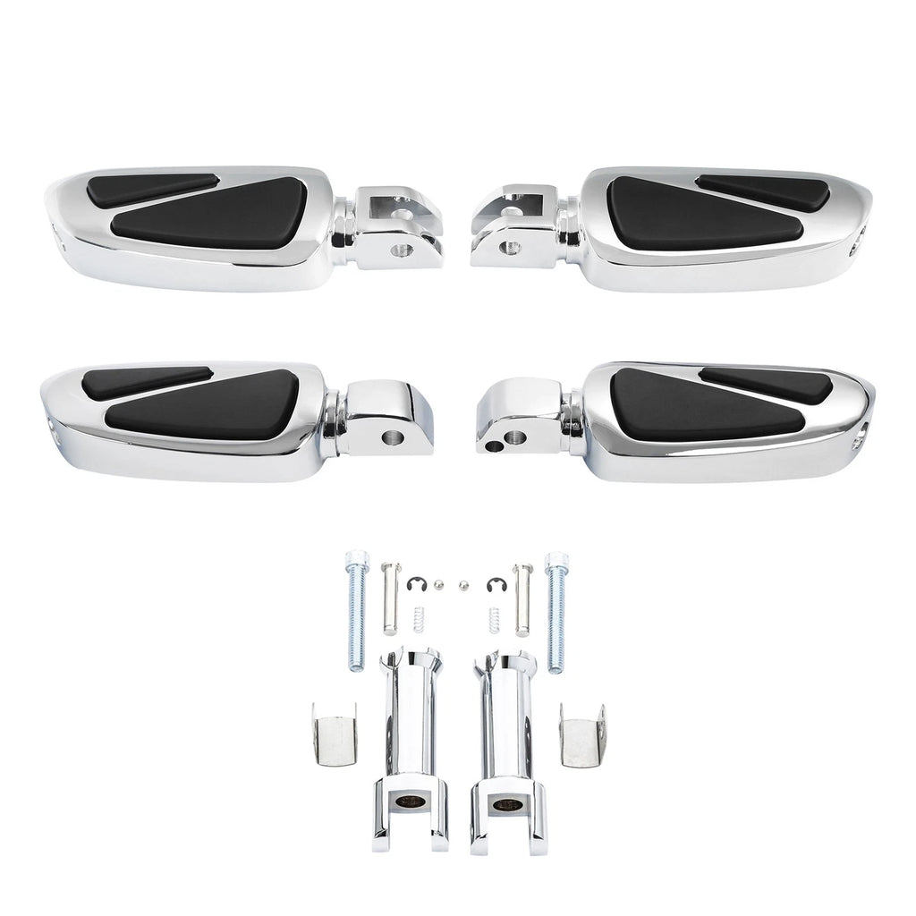 Chrome Footpegs Bracket for Harley Softail Fat Boy (2018–2025)