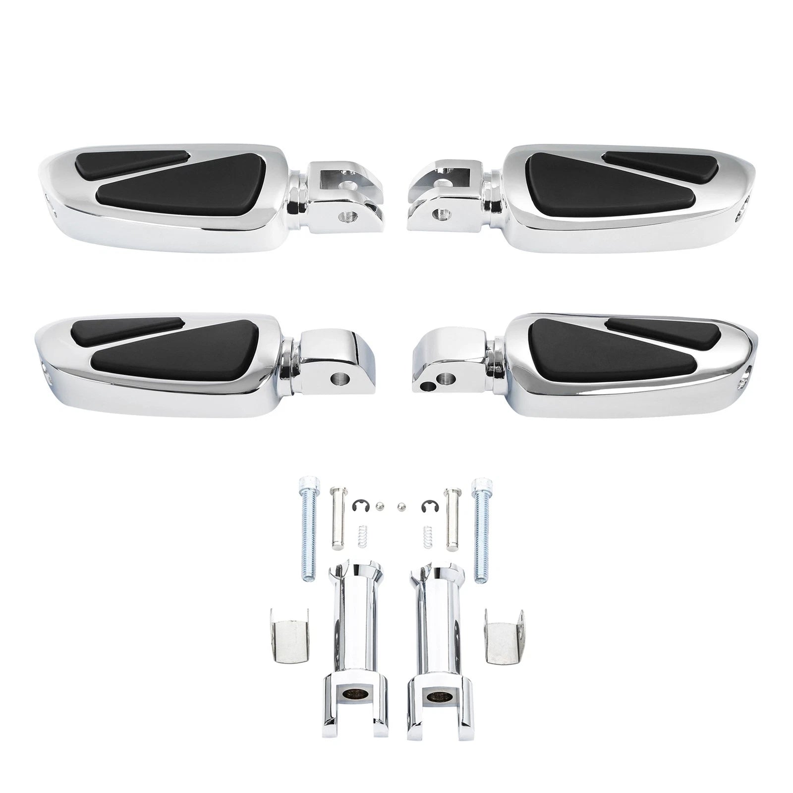 Chrome Footpegs Bracket for Harley Softail Fat Boy (2018–2025)