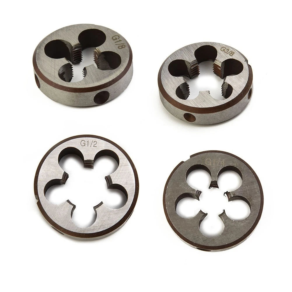 Round Die Set for Various Applications (1/4, 1/8, 3/8, 1/2)