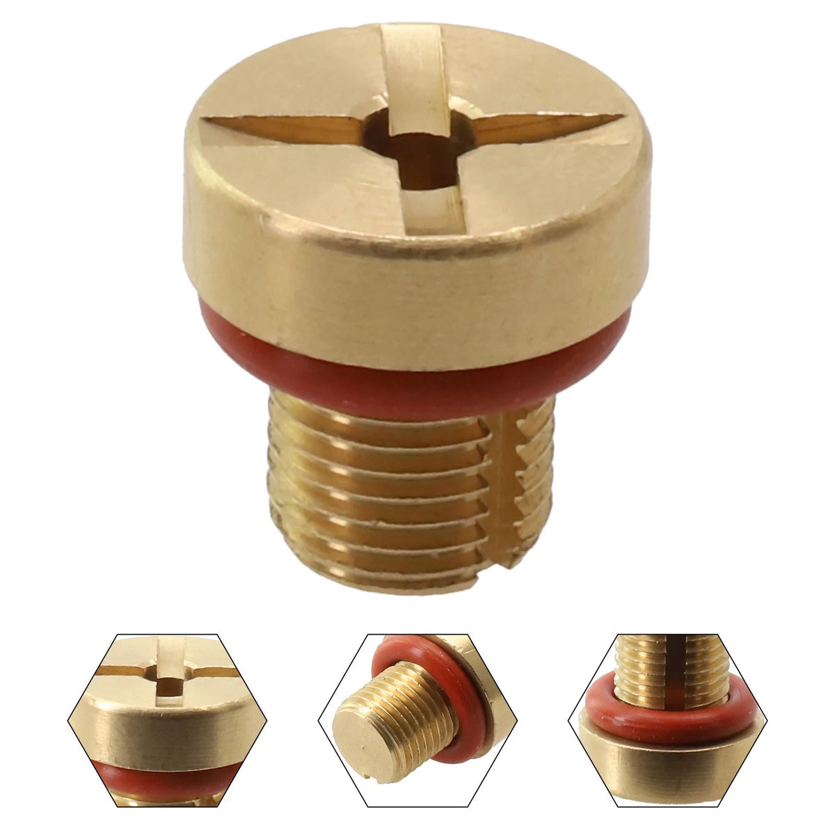 Water Pipe Thread Brass End Cap Solid Connector For LR034624