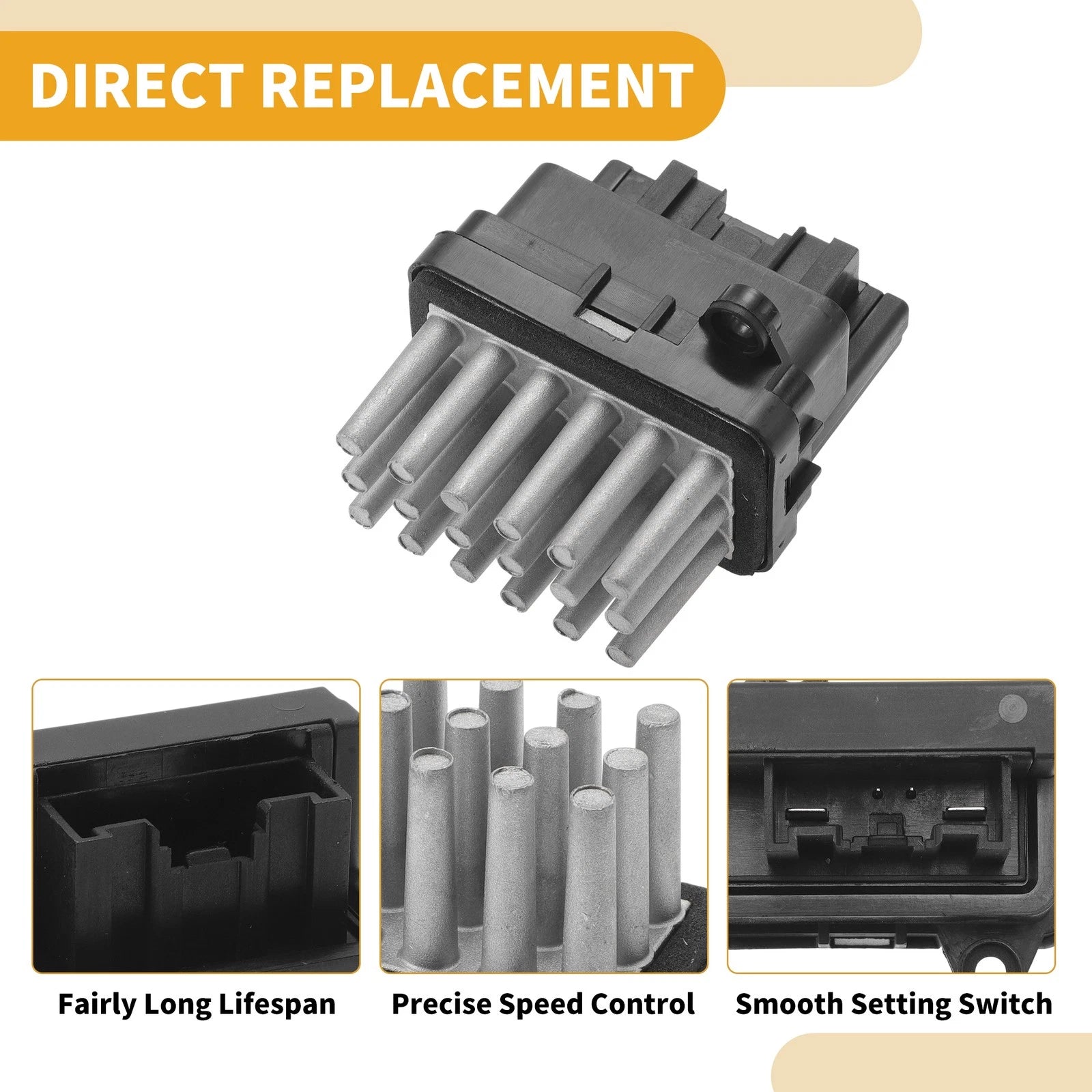 HVAC Blower Motor Resistor for Ford Edge (2018–2024) Replacement