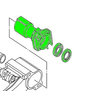 Rear Axle Bearing Carrier for Yamaha Raptor 660R (2001–2005)