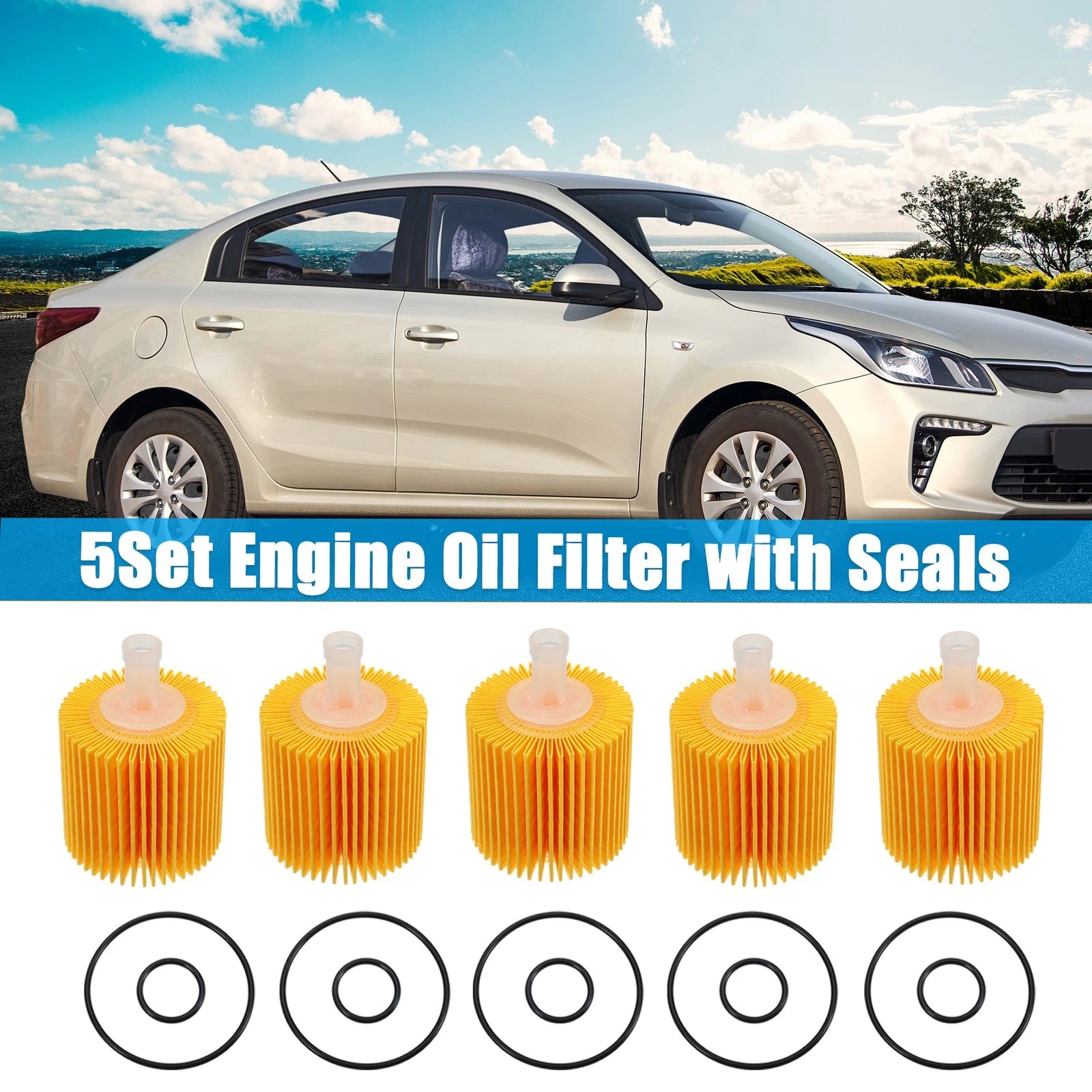 Engine Oil Filter Replacement Set for Toyota Avalon (2011–2024)