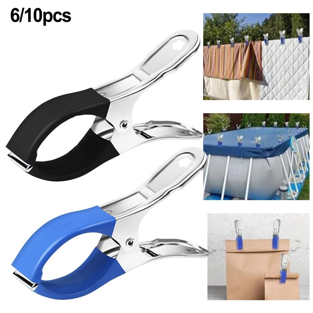 6X Scratch Proof Stainless Steel Pool Clip Set for Innovative Design