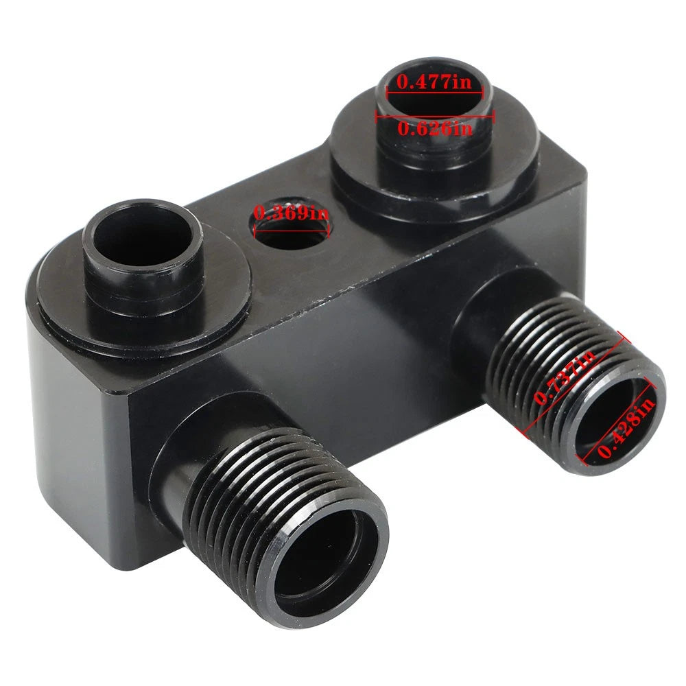 CNC Machined Adapter Fitting for LSX LS1 Swap AC Compressor