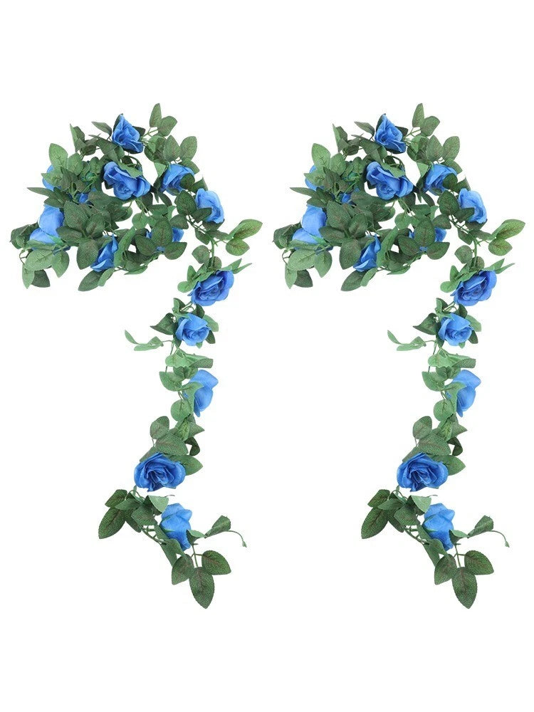 2X Silk Rose Vines 2M for Elegant Decoration (Artificial Flower)