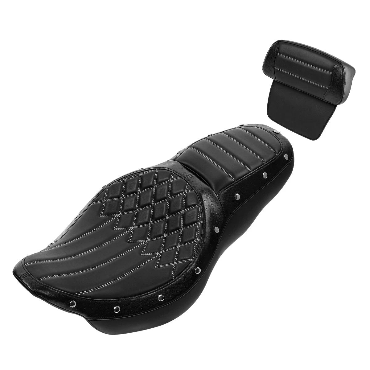 Seat Backrest Pad for Harley Touring Glide (2014–2023)