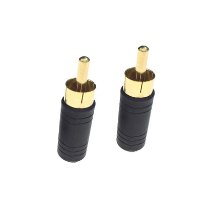 2X RCA M Plug to 3.5mm Mono F Jack Audio Adapter Cable Connector