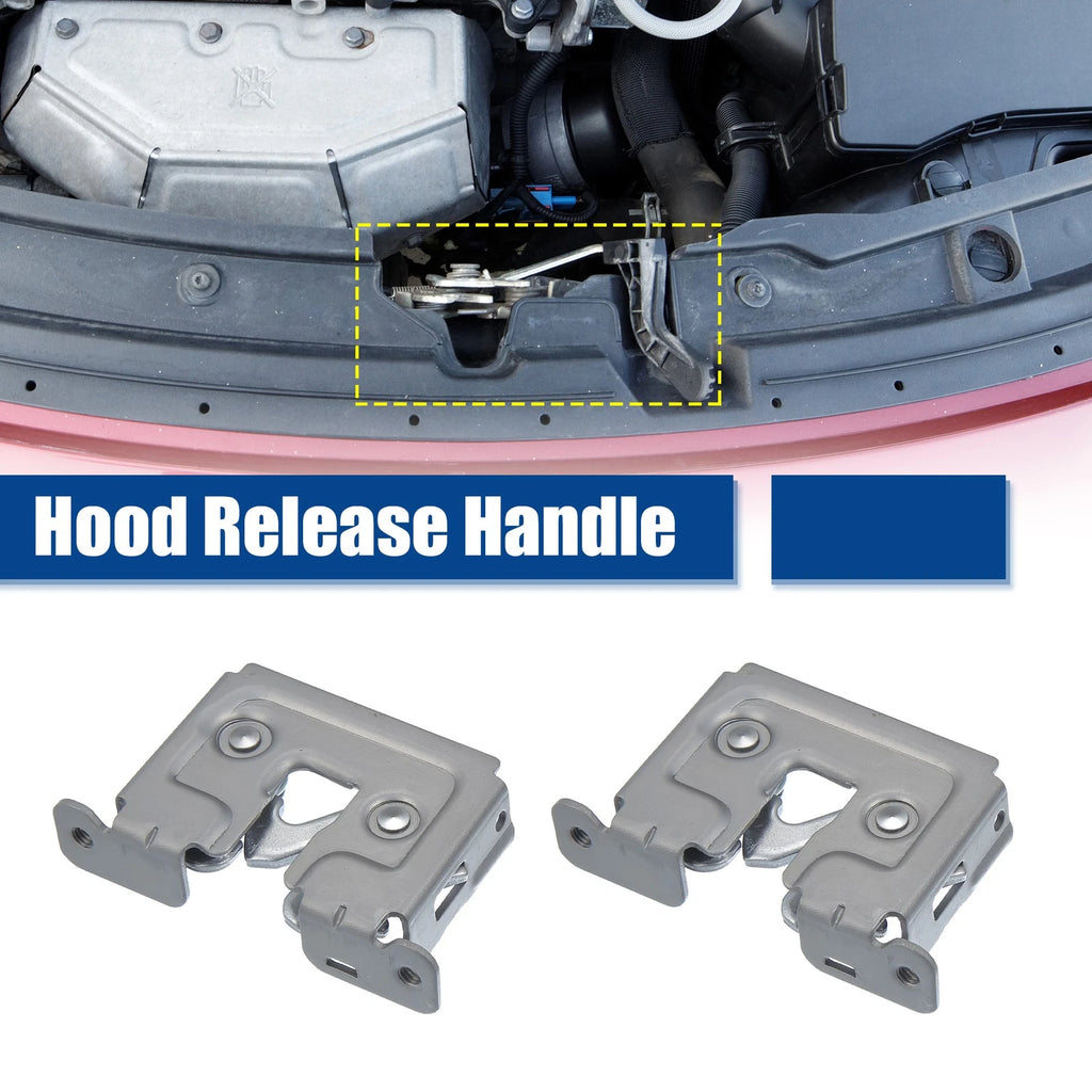 Hood Latch Lock Actuator Assembly Front Pair for BMW 525i (2003–2010)