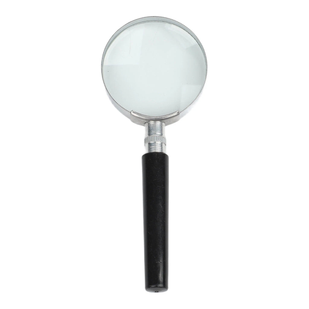 Metal Frame Handheld Magnifying Glass 50mm Lens for Professional Use