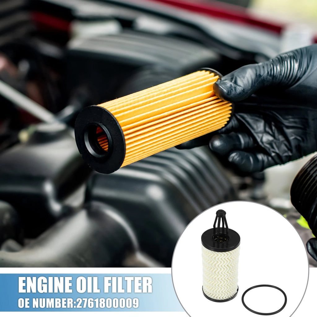 Engine Oil Filter O Ring Set for Mercedes C300 (4Pcs) (2014–2019)