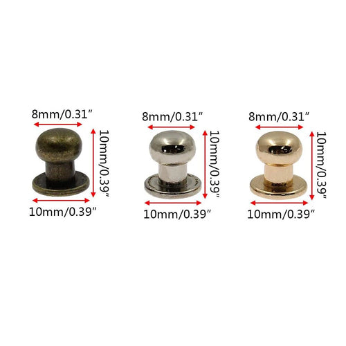 10Pc Mini Cabinet Drawer Knob Pull Handle Hardware 8x10mm