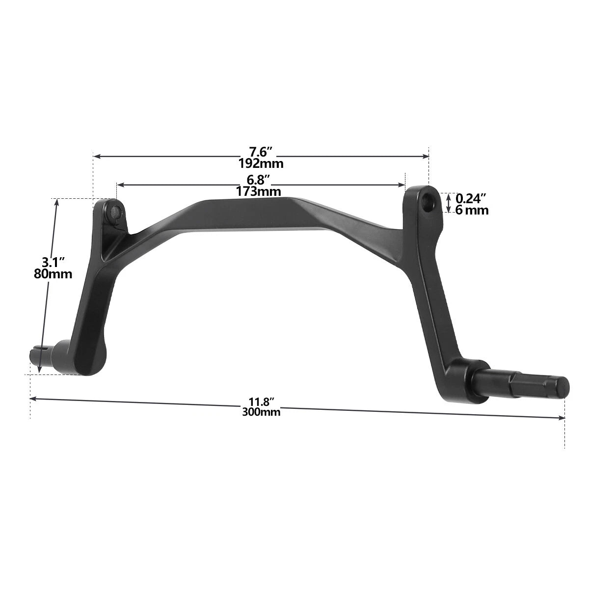 Front Windshield Bracket Holder for BMW R1200GS Adventure (2014–2023)